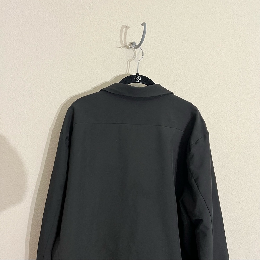 BYLT men’s district jacket black stretch classic size XL snap button up - Picture 14 of 16